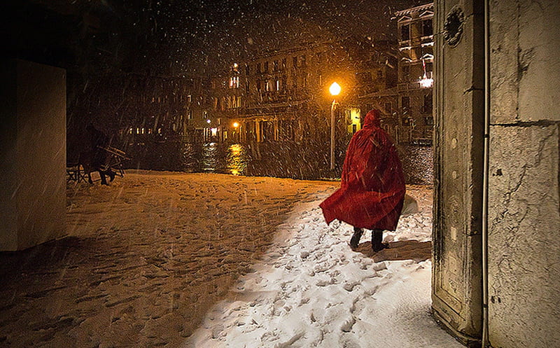 Venetian FairyTale - by Kah Kit Yoong, Venice, graphy, snow, winter, HD wallpaper