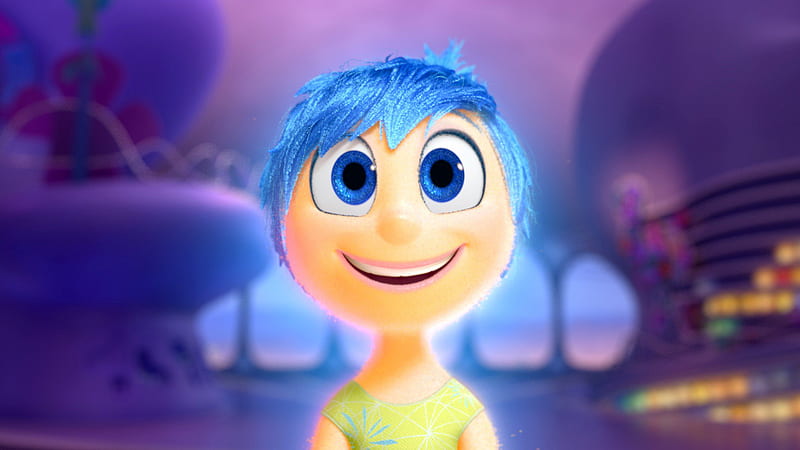 Joy In Inside Out Movie, pixar, disney, movies, inside-out, animated-movies, HD wallpaper