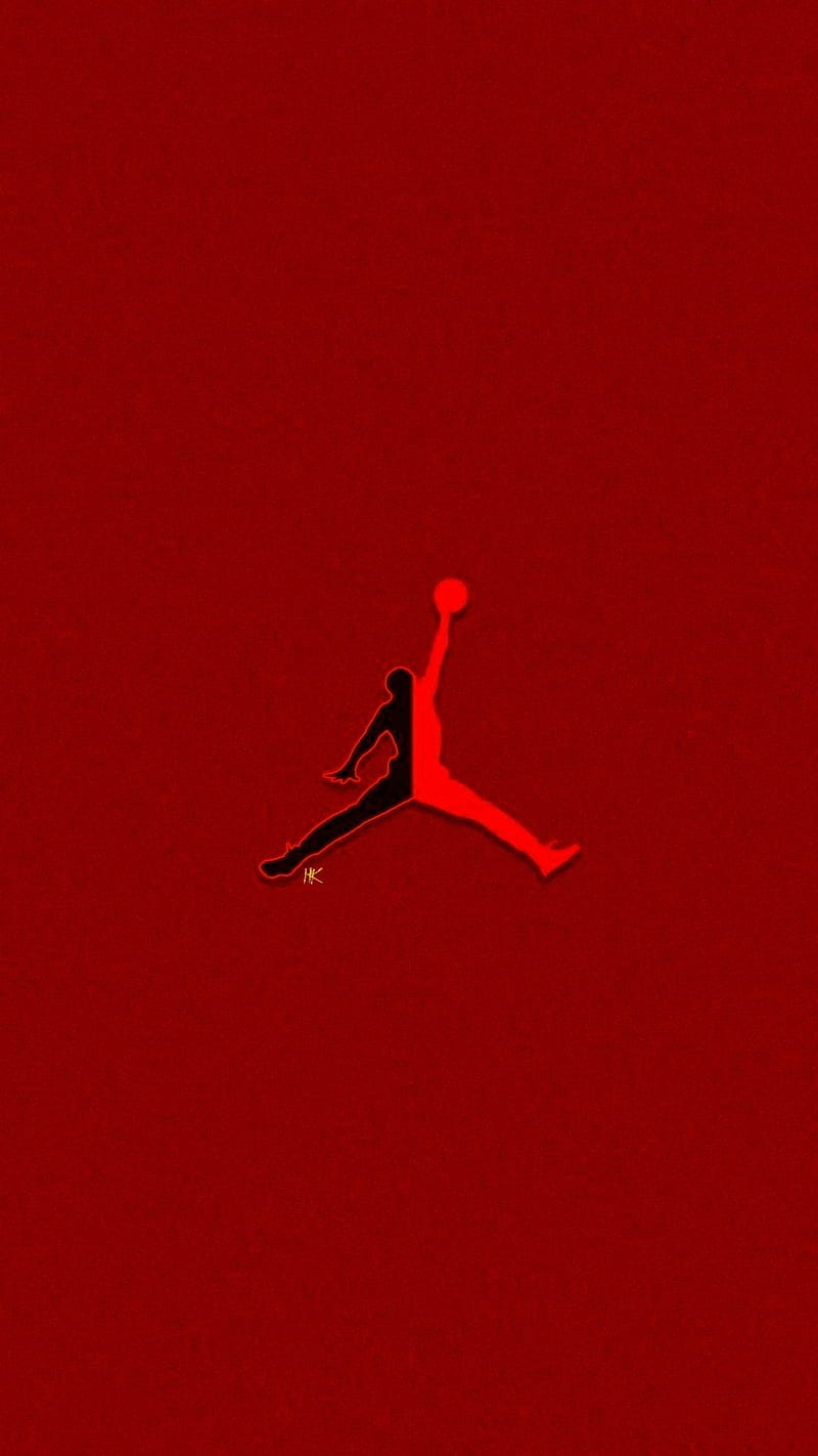 Baby Dee on Jordan logo . Jordan logo , Michael jordan ,, Red Jordan Logo, HD phone wallpaper