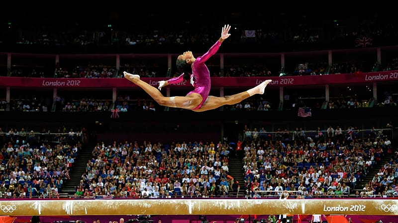 Sports, Olympics, Jump, Athletics, Stop Action, Gymnastics, Gabby Douglas, HD wallpaper