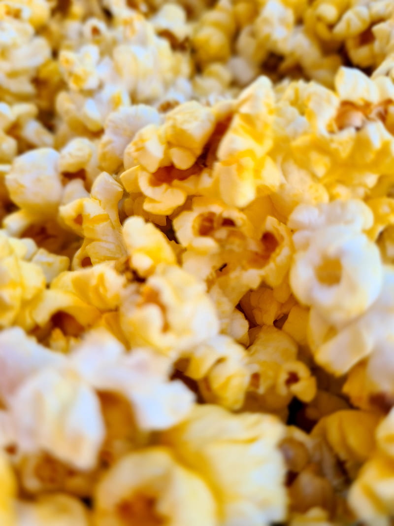 Popcorn , bright, butter, cinema, corn, food, movie, pop, popcorn, sun, yellow, HD phone wallpaper