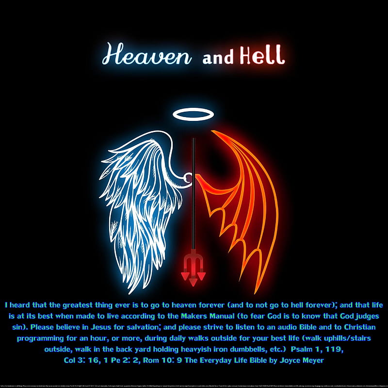 heaven and hell wallpaper