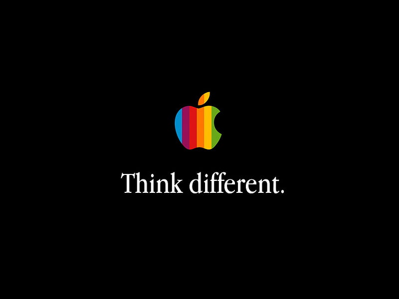 Think different, apple, original, logo, minimal, different, think, HD  wallpaper | Peakpx