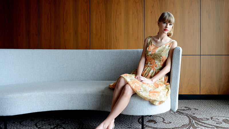 Taylor Swift American singer, beautiful young woman, portrait, HD wallpaper