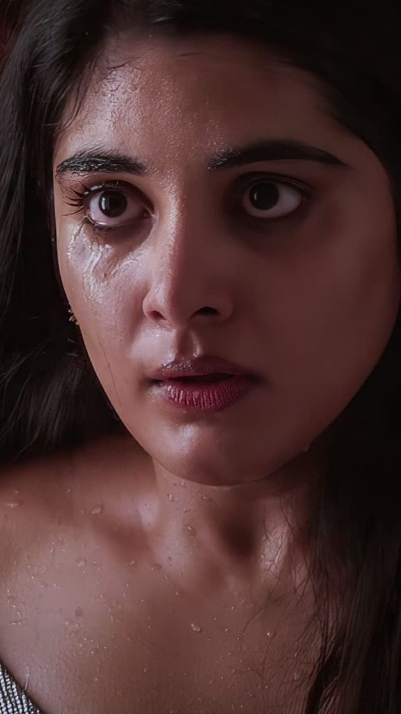 Nivetha Thomas , wet, mallu actress, closeup, sad, cry, HD phone wallpaper