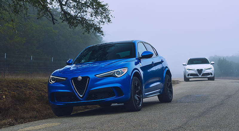 2018 Alfa Romeo Stelvio Quadrifoglio (Color: Misano Blue) - Front , car, HD wallpaper