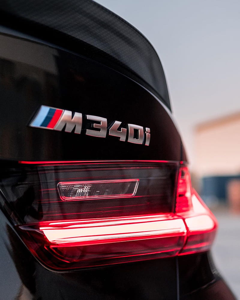 BMW M340i, 3 series, auto, bmw, car, close up, g20, m340i, sedan, tail light, vehicle, HD phone wallpaper