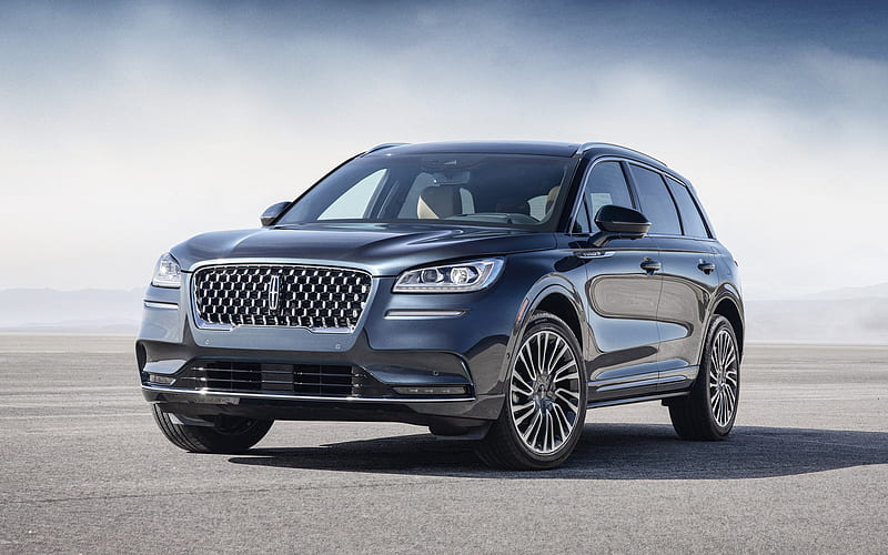 Lincoln Corsair, 2020, exterior, front view, luxury crossover, new blue Corsair, american cars, Lincoln, HD wallpaper