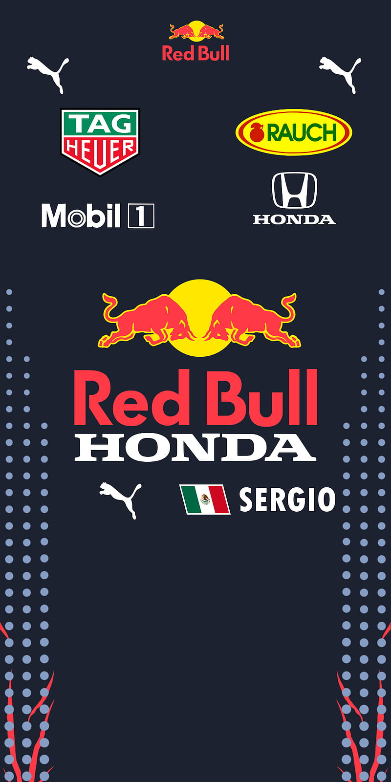 Perez race suit, f1, formula 1, honda, puma, racing, redbull, sergio perez, HD phone wallpaper