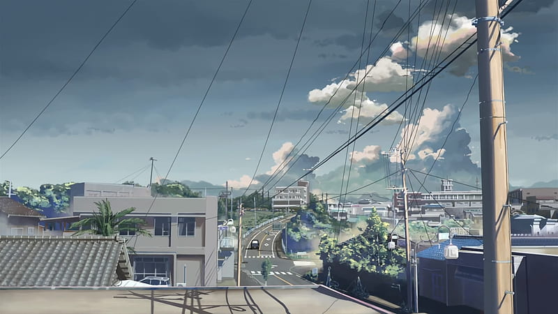 city, 5 centimeters per second, anime, other, HD wallpaper