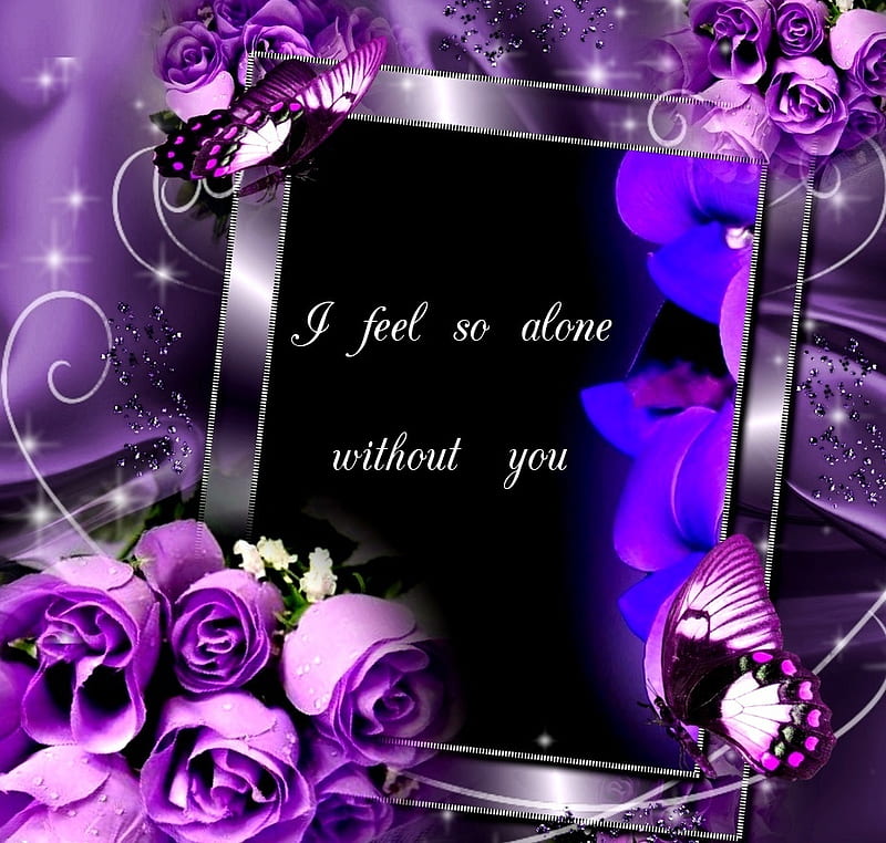 I feel so alone without you, feel, alone, love, HD wallpaper