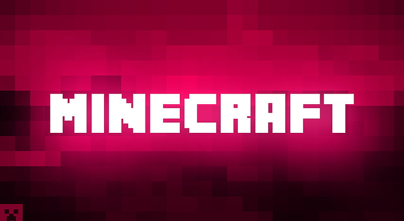 Minecraft Pink Ultra, Games, Minecraft, Pink, Background, Game, videogame, HD wallpaper