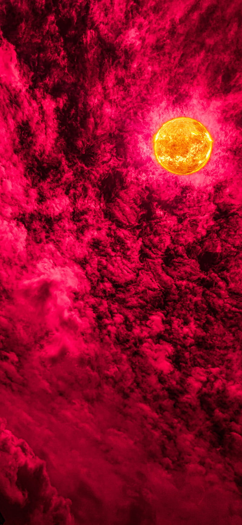 Blood Moon, red sky, sky moon, HD phone wallpaper | Peakpx
