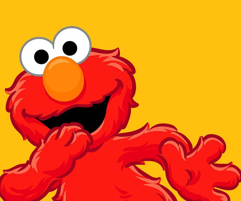 Elmo, dibujos animados, muppet, Fondo de pantalla HD