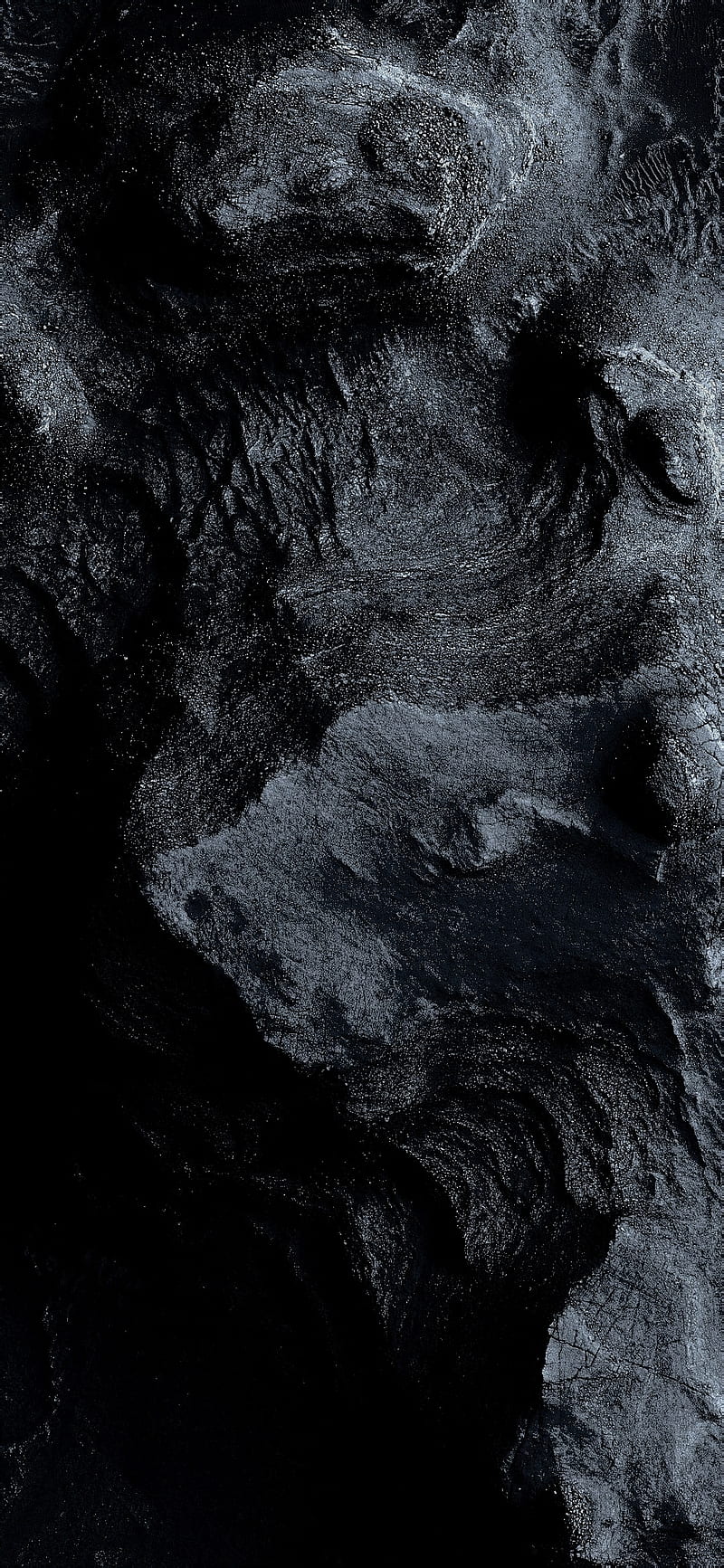 Dark Landscape, black, art, bedrock, dark, HD phone wallpaper | Peakpx
