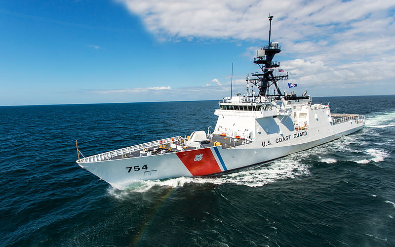 USCGC James, WMSL-754, Legend-class, United States Coast Guard, USA, HD wallpaper