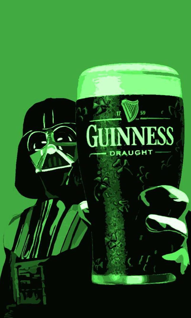 Guinness, dance, england, fun, ireland, joke, kylo ren, lightsaber, party, uk, HD phone wallpaper