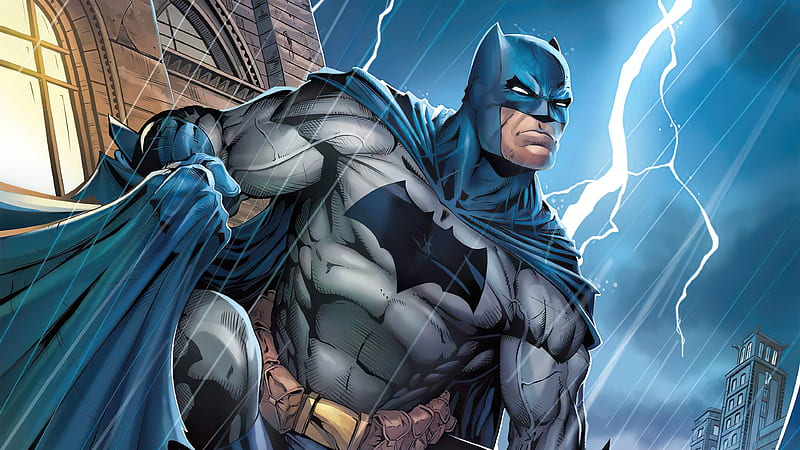 Batman Gotham Thunder, batman, superheroes, artwork, artist, HD wallpaper