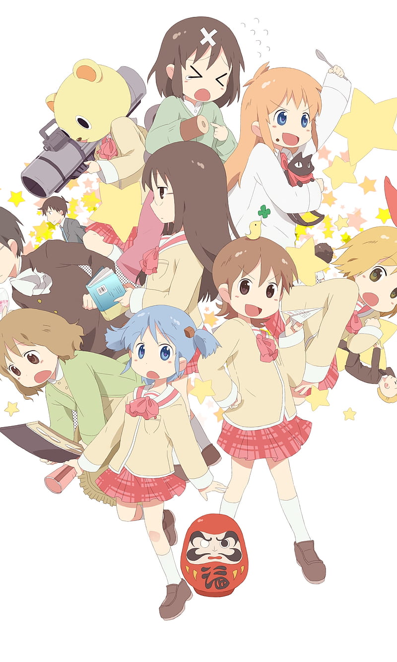 Nichijou, anime, HD phone wallpaper