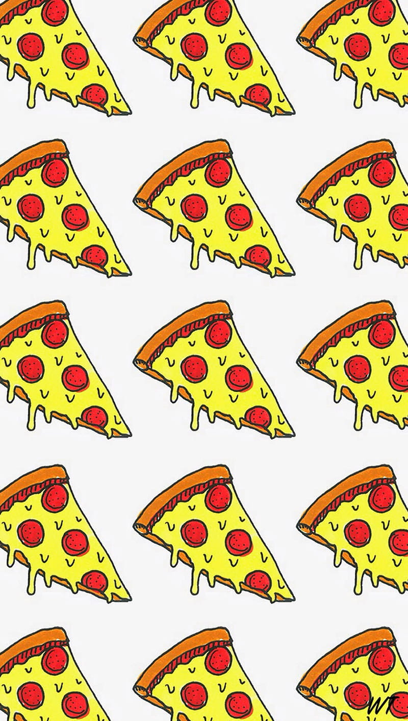 Pizza, pattern, HD phone wallpaper