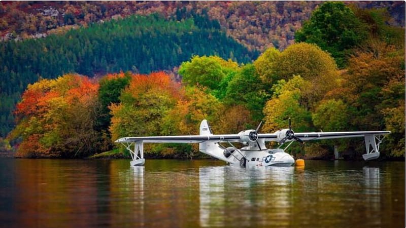 PBY Catalina Miss Pick Up Flies Again!, HD wallpaper