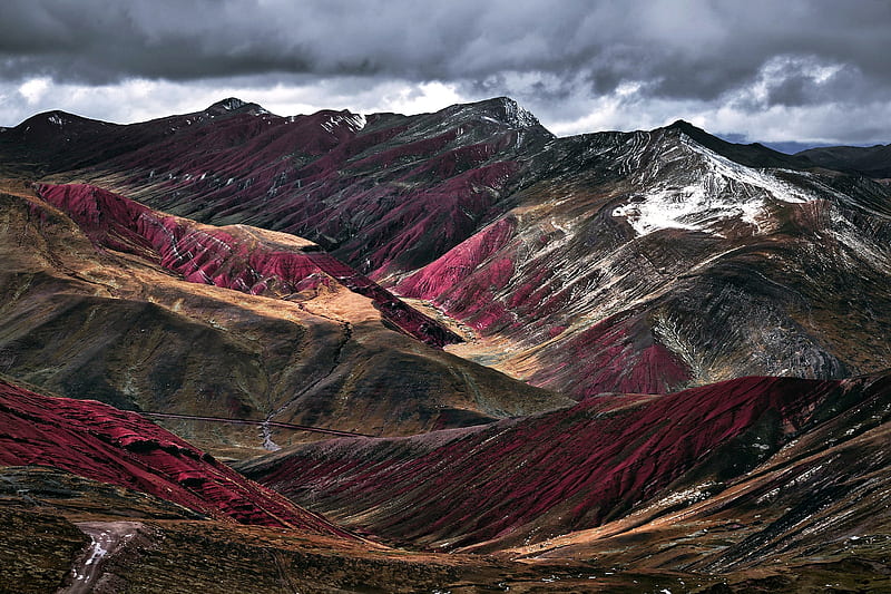 Rainbow Mountains, Peru, nature, clouds, peru, mountains, HD wallpaper |  Peakpx