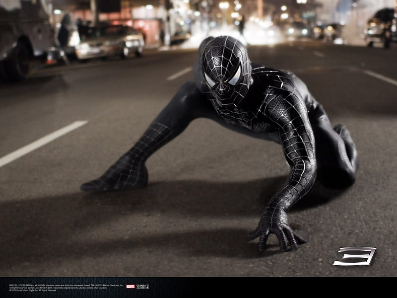 Spiderman 3, oki, black, spyderman, kris n spidy, spiderman, spider man 3, fanyastic, 2, HD wallpaper