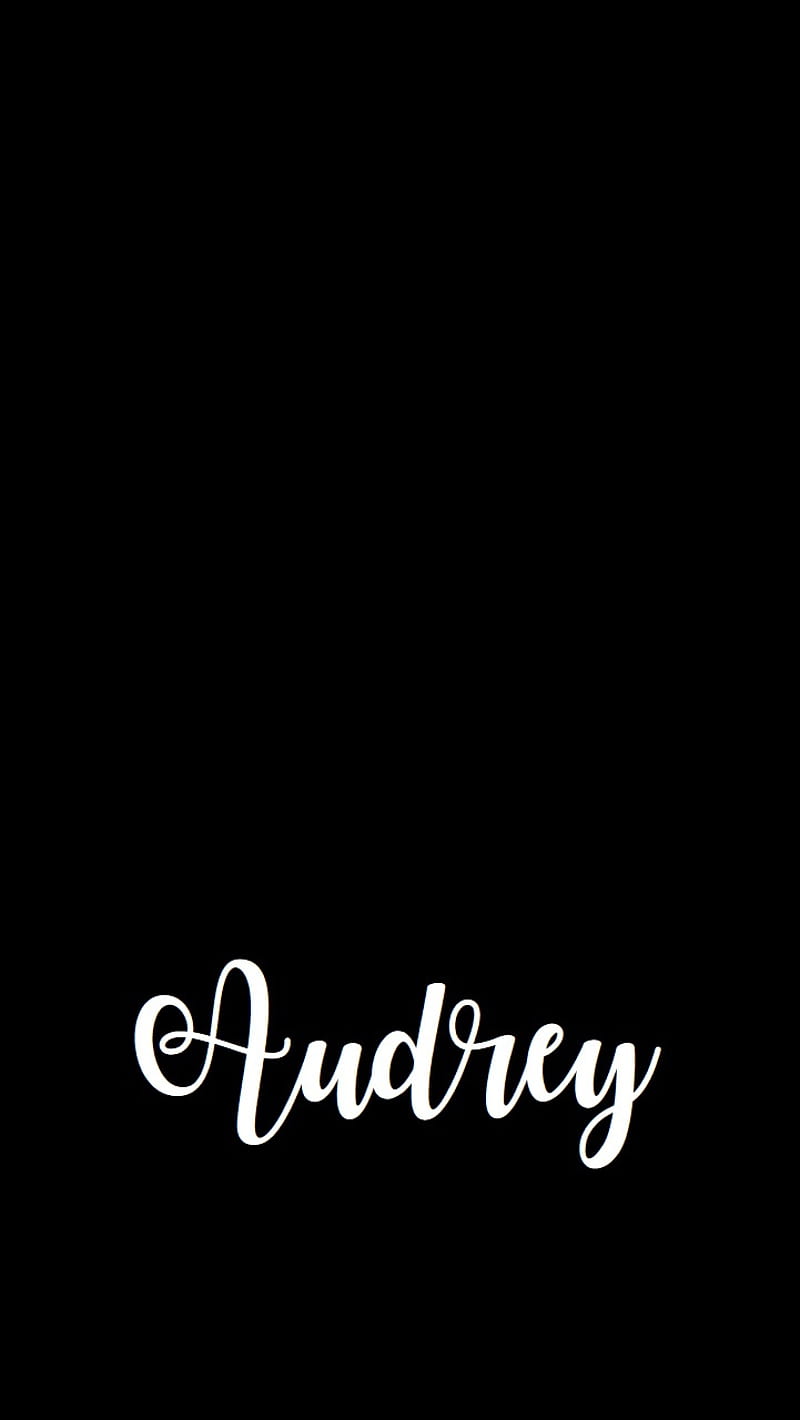 Audrey Calligraphy Name Hd Phone Wallpaper Peakpx