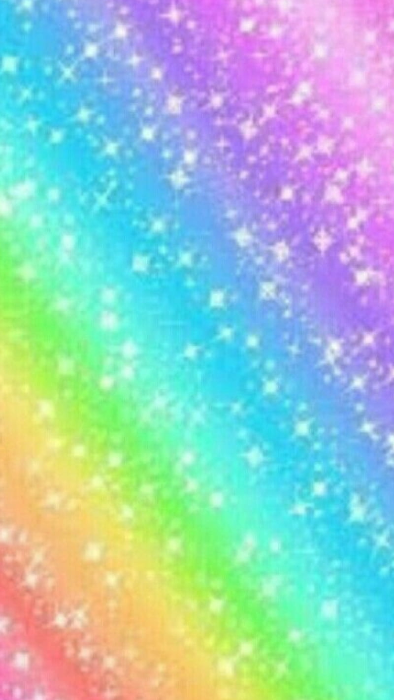 Rainbow sparkle, colors, glitter, gradient, sparkles, HD phone wallpaper