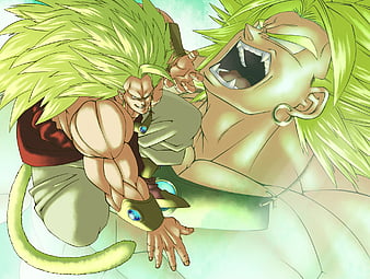 Dragon Ball Power Broly Super Saiyan Papel Colorido 2322729502