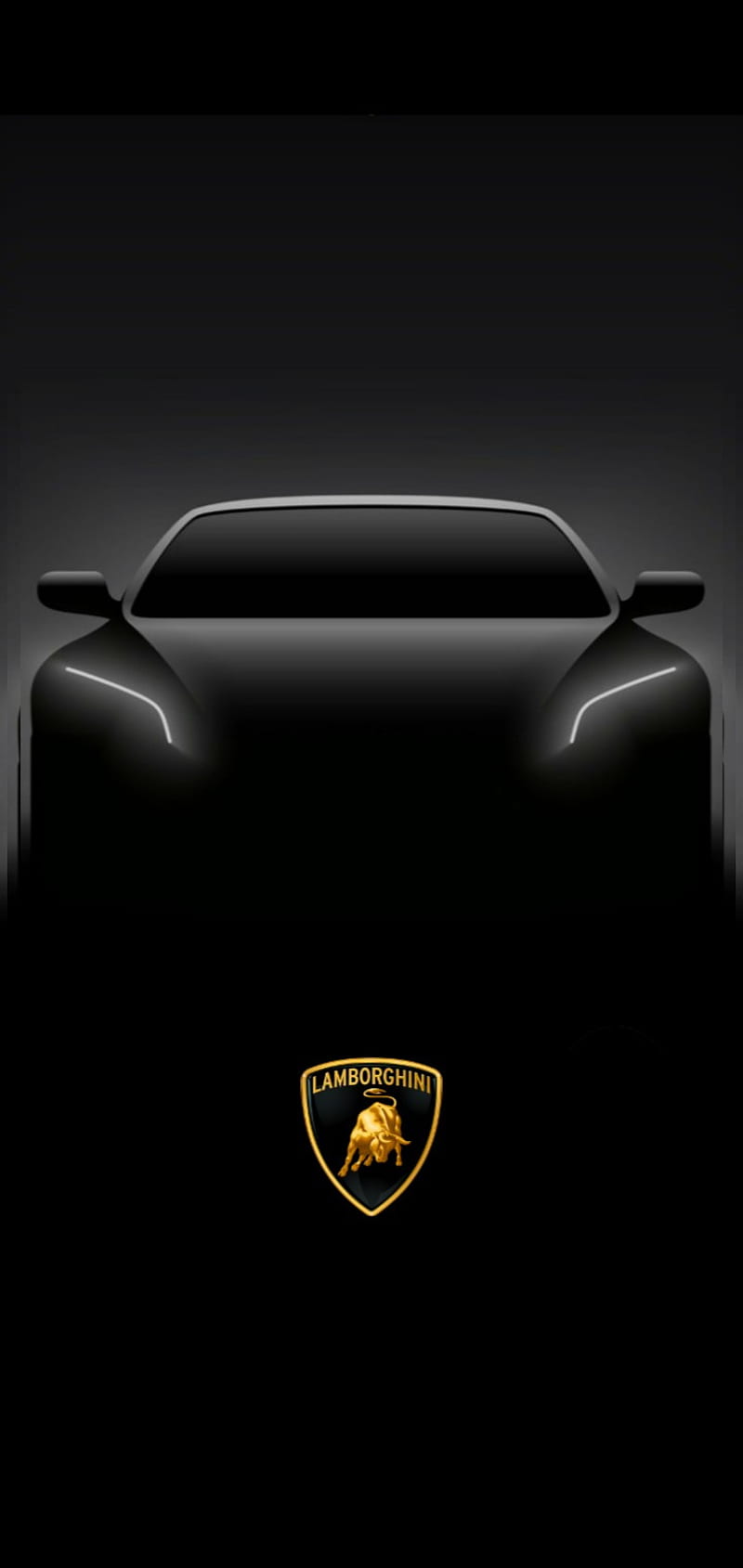 Lamborghini , black, car, logos, HD phone wallpaper