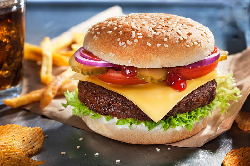 Food, Burger, HD wallpaper