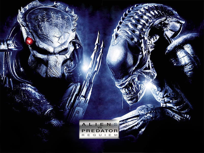 Alien vs Predator, art, lockscreen, HD phone wallpaper