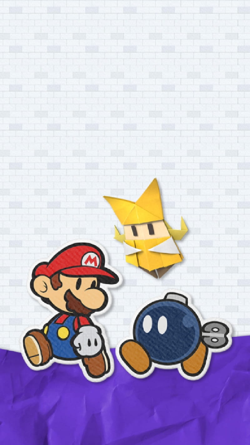 paper mario, game, nintendo, papermario, HD phone wallpaper