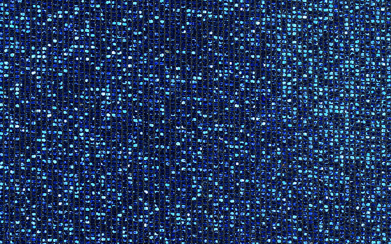 Blue glittering background, blue shiny texture, creative blue background, blue abstraction, HD wallpaper