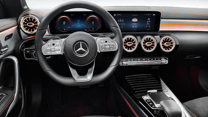Pack to put entity Habitat Mercedes-Benz CLA 250 AMG Line Edition Orange Art 2019 Interior, HD  wallpaper | Peakpx