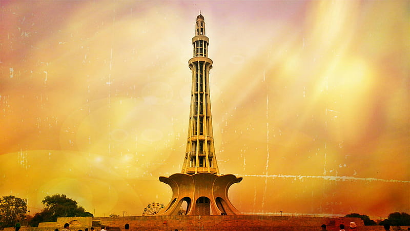 Minar-e-Pakistan, historic, lahore, minar, minarepakistan, pak, pakistan, pakistani, pti, punjab, wonder, HD wallpaper
