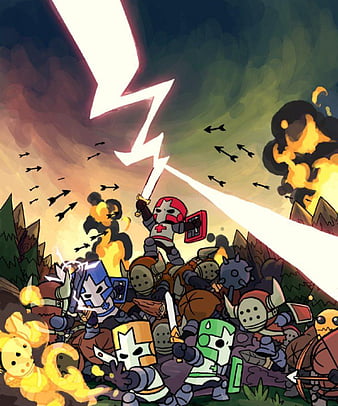 I made a mobile wallpaper (1080x2400) : r/castlecrashers