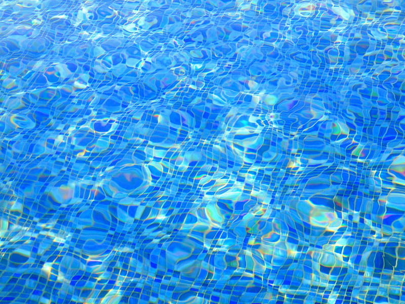 Waves, Water, pool, blue, HD wallpaper