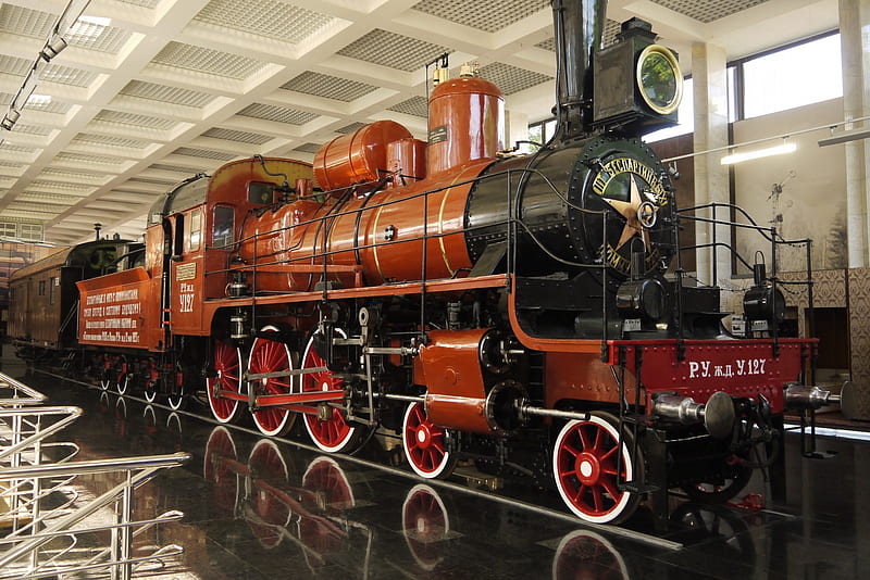 Old Locomotive, steam, railways, train, vintage, HD wallpaper