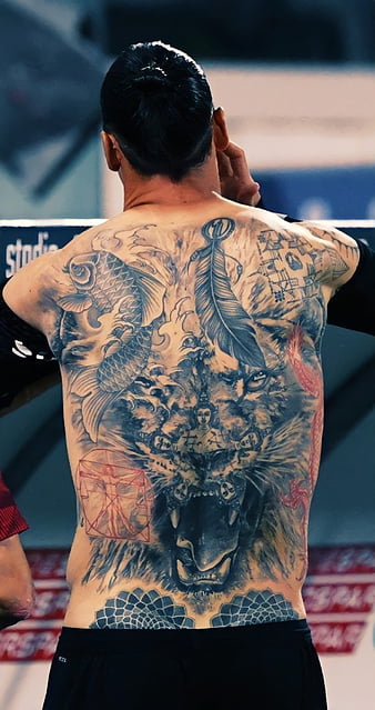 Tattooed Back Zlatan Ibrahimovic Manchester United Editorial Stock Photo -  Stock Image | Shutterstock Editorial
