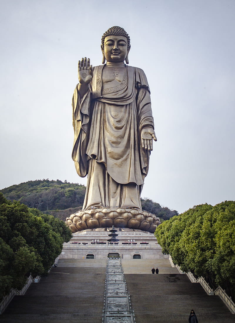 Gautama Buddha statue, HD phone wallpaper