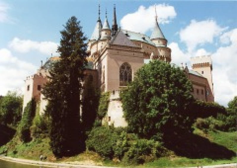 Bojnice Castle, lovers, graphy, slovakia, castle, bojnice, historic, HD wallpaper