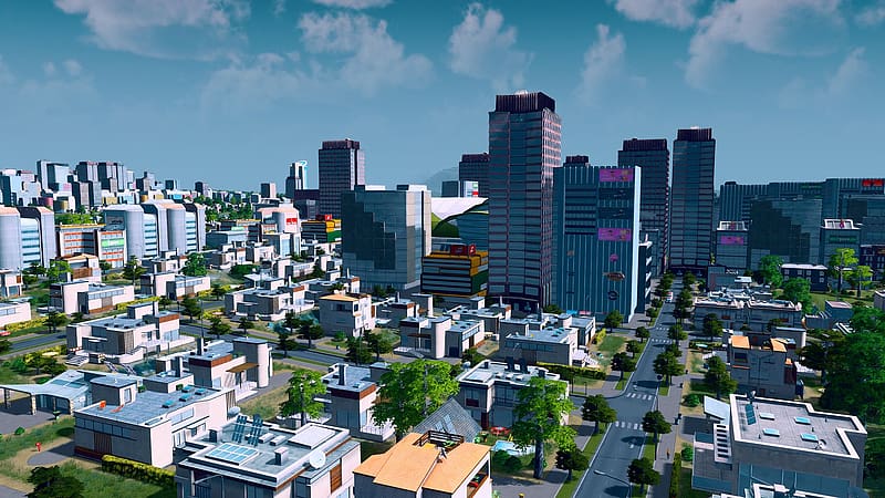 Cities, Video Game, Cities: Skylines, HD wallpaper