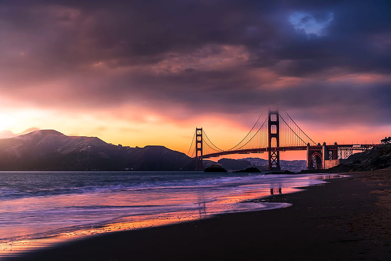 Golden Gate Bridge SanFrancicso , golden-gate-bridge, bridge, san-francisco, world, HD wallpaper