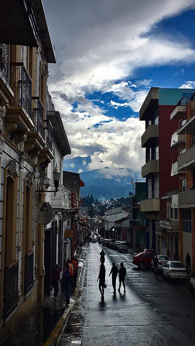 Cielo , sunset, town, mexico, rain, veracruz, xalapa, HD phone wallpaper