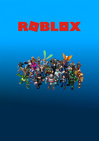 Roblox Characters On Buildings In Blue Background HD Games Wallpapers, HD  Wallpapers
