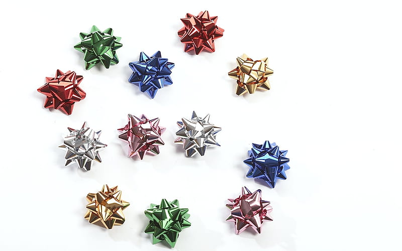 - Small Christmas Bow Gift Bows- 5 Colors, HD wallpaper