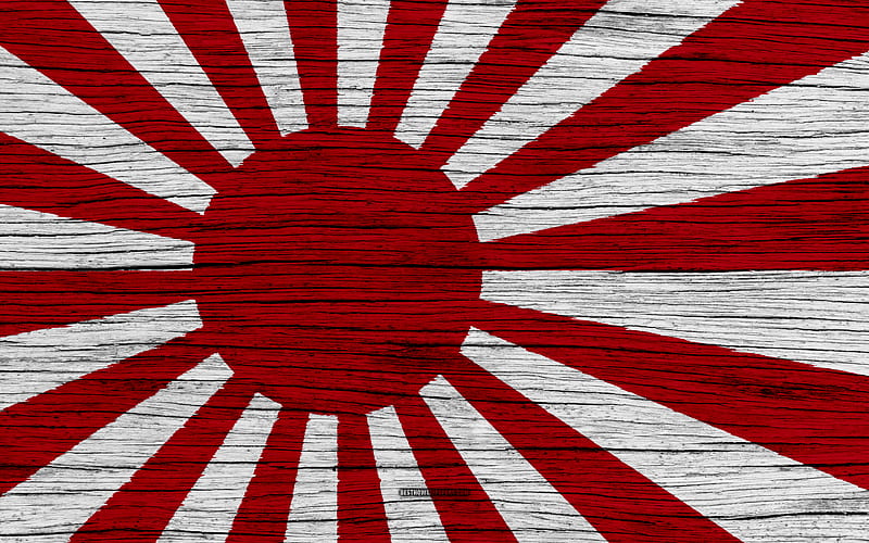 Imperial Japanese Flag, wooden texture, japan, Imperial Japanese Army, art, Flag of Japan, Rising Sun Flag of Japan, HD wallpaper