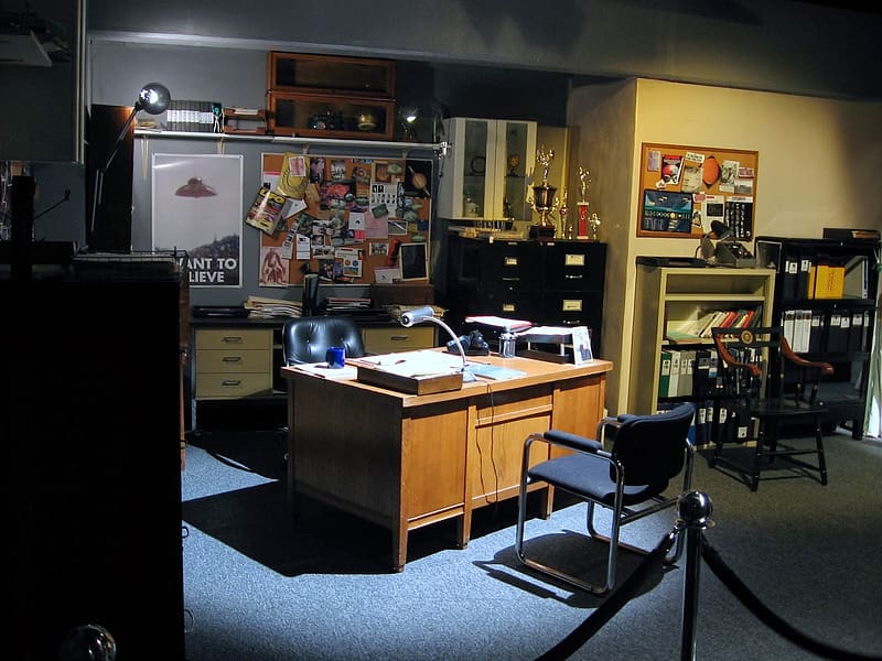 The X-Files (Mulder's Office), Sci-Fi, X-Files, TV Series, Spooky, Fox Mulder, Mystery, HD wallpaper